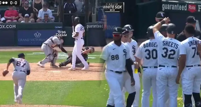 White Sox deja en el terreno a Detroit con pelotazo al umpire