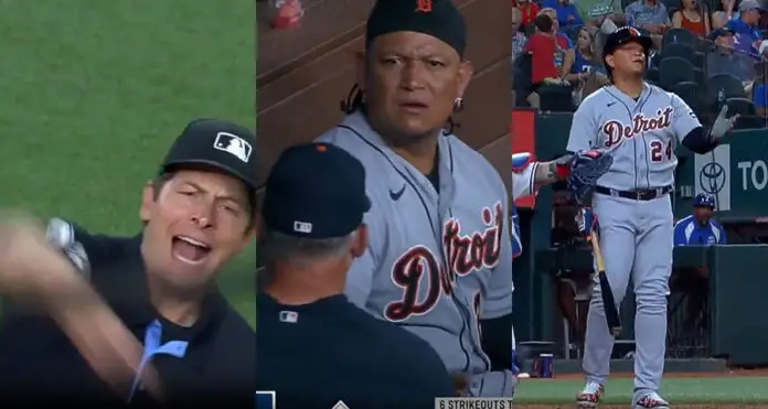 MLB: Miguel Cabrera fue expulsado por inconformidad con el umpire
